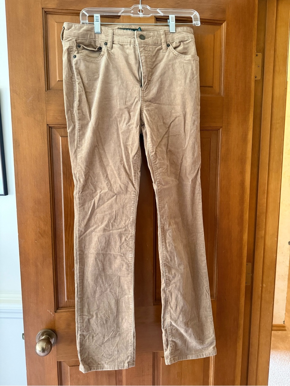 Lauren Ralph Lauren Tan Corduroy Pants
